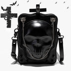 Halloween Skull Shoulder Bag Dark Gothic Crossbody